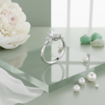 Oval Center Marquise Cluster Ring