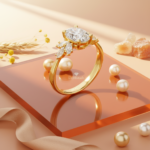 Oval Center Marquise Cluster Ring